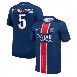 Paris Saint-Germain Marquinhos #5 Hemmatröja 2024-25 Kortärmad